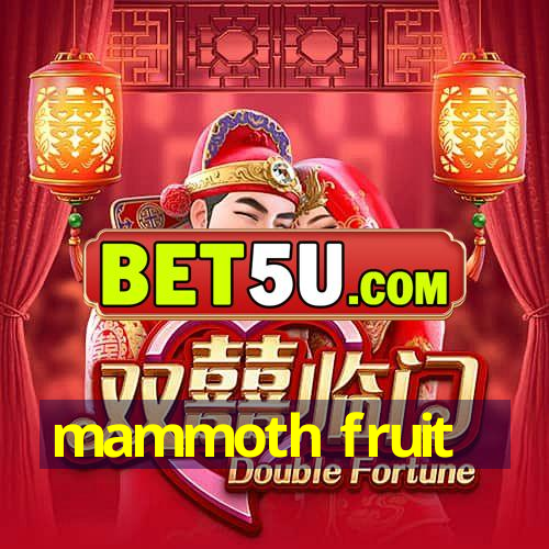 mammoth fruit